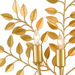 Бра с 3-мя лампами и декором в виде веток с листьями Little Twigs варинант исполнения - 1 | Loft Concept в Сочи