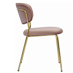 Стул Singer Chair без подлокотников Розовый Велюр варинант исполнения - 2 | Loft Concept в Сочи