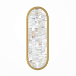 Бра перламутровый Lunaris 30 см варинант исполнения - 1 | Loft Concept в Сочи