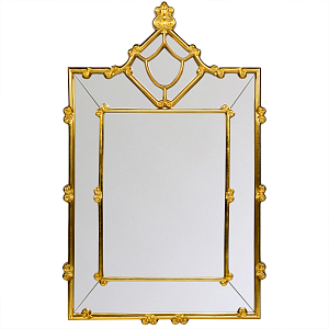 Зеркало прямоугольное Golden Classic Ornament Mirror
