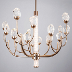 Люстра с декором в виде кристаллов из хрусталя Kenneth Crystal Stone Chandelier 20 варинант исполнения - 3 | Loft Concept в Сочи