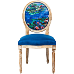 Стул из натурального бука с цветочным принтом Impressionism in Art варинант исполнения - 1 | Loft Concept в Сочи