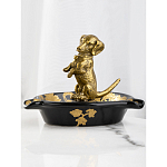 Пепельница фарфоровая Gold Dog варинант исполнения - 4 | Loft Concept в Сочи