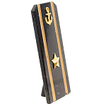 Сувенир Погон Майор ВМФ из натурального камня змеевик Souvenir Epaulets варинант исполнения - 1 | Loft Concept в Сочи