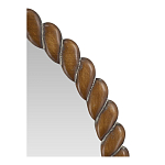 Зеркало с текстурной рамой из натурального дерева  Pine Wall Mirror варинант исполнения - 4 | Loft Concept в Сочи