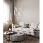 Люстра каскадная с 10-ю прозрачными плафонами Wave Line варинант исполнения - 12 | Loft Concept в Сочи