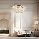 Люстра с каскадом из подвесных прозрачных элементов Attractiveness варинант исполнения - 4 | Loft Concept в Сочи