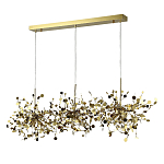 Люстра подвесная из трех частей с металлическими круглыми элементами Terzani Argent варинант исполнения - 3 | Loft Concept в Сочи