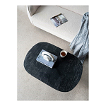 Столик кофейный черного цвета с овальной столешницей и круглым основанием Black Dalmen Table варинант исполнения - 9 | Loft Concept в Сочи