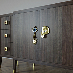 Большой Комод-буфет Elsa Dreams Walnut с ящиками варинант исполнения - 2 | Loft Concept в Сочи