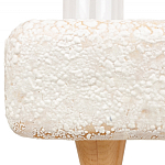 Керамический столик на деревянных ножках «Квадро» варинант исполнения - 5 | Loft Concept в Сочи