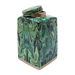 Ваза с малахитовым узором MALACHITE варинант исполнения - 3 | Loft Concept в Сочи