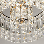 Потолочный светильник круглый с прозрачными подвесками Lunet варинант исполнения - 7 | Loft Concept в Сочи