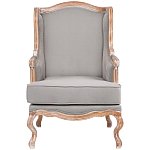 Кресло из массива бука светло-серое Solid Luxury варинант исполнения - 1 | Loft Concept в Сочи