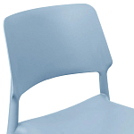 Пластиковый стул на ножках из массива бука Ferret Blue варинант исполнения - 5 | Loft Concept в Сочи