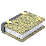Шкатулка в виде книги из натурального камня змеевик Stone Casket варинант исполнения - 2 | Loft Concept в Сочи