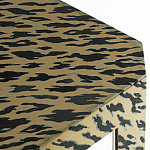 Дизайнерский кофейный стол с рисунком леопард Neytiri Beige Leopard варинант исполнения - 2 | Loft Concept в Сочи