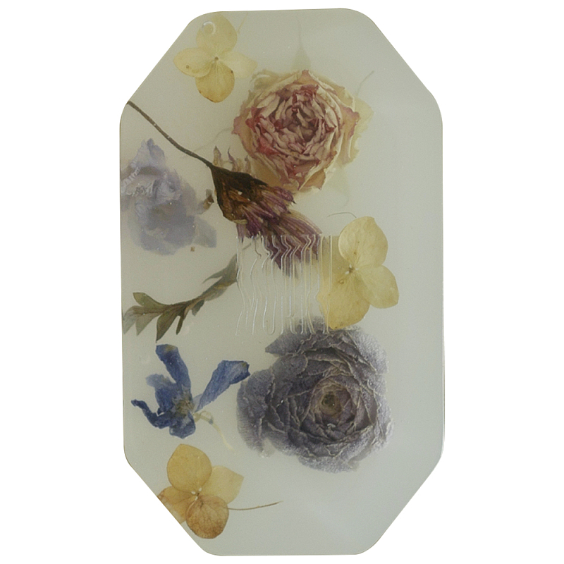 Шкатулка из эпоксидной смолы с цветами белая Epoxy Resin Flowers Box White Белый Мульти Шкатулка из эпоксидной смолы с цветами белая Epoxy Resin Flowers Box White Белый Мульти в Сочи | Loft Concept