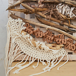 Большая Абстрактное Панно из веток и нитей Dryad Wall Art варинант исполнения - 3 | Loft Concept в Сочи