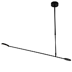 Потолочный светильник светодиодный черный металл Bendik  варинант исполнения - 1 | Loft Concept в Сочи