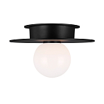 Потолочный светильник с шарообразным плафоном из белого матового стекла Generation Lighting варинант исполнения - 1 | Loft Concept в Сочи