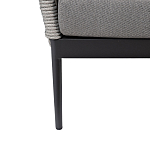 Диван двухместный уличный темно-серый Street Bliss варинант исполнения - 4 | Loft Concept в Сочи