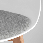 Стул из пластика с мягким сиденьем Eames варинант исполнения - 8 | Loft Concept в Сочи