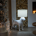 Лампа COLLECTION OF DOGS с абажуром Бультерьер варинант исполнения - 5 | Loft Concept в Сочи