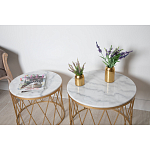 Столик дизайнерский The White Touch варинант исполнения - 4 | Loft Concept в Сочи