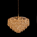 Люстра каскадная с подвесками в форме колец Galaxy of Light варинант исполнения - 2 | Loft Concept в Сочи