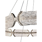 Люстра с 2-мя кольцами с текстурным природным рисунком IceFlame варинант исполнения - 7 | Loft Concept в Сочи