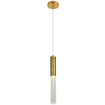 Подвесной светильник латунь Dew Drops Tube Brass Hanging Lamp варинант исполнения - 2 | Loft Concept в Сочи