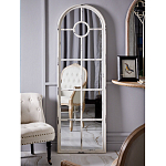 Зеркало-окно с арочным силуэтом в венецианском стиле Venetian White Mirror варинант исполнения - 4 | Loft Concept в Сочи