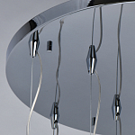 Люстра каскадная с 9-ю разноцветными стеклянными плафонами Kaleido варинант исполнения - 14 | Loft Concept в Сочи