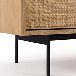 ТВ-тумба с плетеным декором Buckley Wicker TV Stand варинант исполнения - 6 | Loft Concept в Сочи