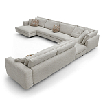 Современная модульная система мягкой мебели Zartаrn 6-ти местный угловой диван варинант исполнения - 2 | Loft Concept в Сочи