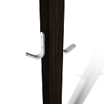 Вешалка с квадратным основанием и 4-мя металлическими крючками Industrial Metal Rust варинант исполнения - 3 | Loft Concept в Сочи