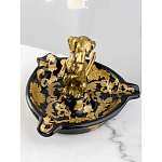 Пепельница фарфоровая Gold Dog варинант исполнения - 5 | Loft Concept в Сочи