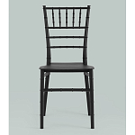 Стул Chiavari пластик черный варинант исполнения - 4 | Loft Concept в Сочи