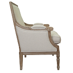 Кресло William Classical Armchair beige flax варинант исполнения - 1 | Loft Concept в Сочи