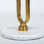 Кофейный столик с белой мраморной столешницей Clipper варинант исполнения - 3 | Loft Concept в Сочи