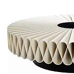 Дизайнерский журнальный стол круглый с фактурной столешницей Ifike варинант исполнения - 2 | Loft Concept в Сочи