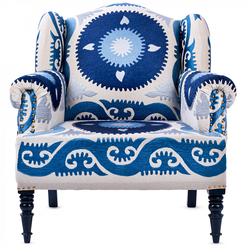 Кресло Accent Chairs Indigo Sun Темно-синий в Сочи | Loft Concept 