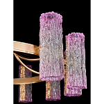 Люстра круглая с текстурными цилиндрическими плафонами Glimpse варинант исполнения - 3 | Loft Concept в Сочи