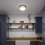 Потолочный светильник с белым матовым стеклянным плафоном в форме перевернутого конуса Hinkley варинант исполнения - 4 | Loft Concept в Сочи