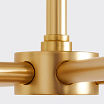 Люстра золотая с белыми тканевыми абажурами Coolness варинант исполнения - 3 | Loft Concept в Сочи