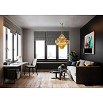 Люстра с каскадом из разноцветных круглых подвесов Key Lustar варинант исполнения - 2 | Loft Concept в Сочи