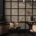 Гипсовая 3D панель с принтографией PM-13 варинант исполнения - 1 | Loft Concept в Сочи