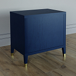Тумба прикроватная с двумя ящиками Elsa Dreams Blue варинант исполнения - 4 | Loft Concept в Сочи