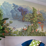 Обои ручная роспись Le Brésil Eden варинант исполнения - 3 | Loft Concept в Сочи